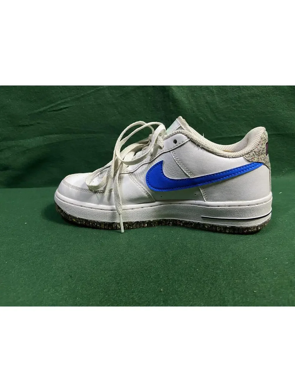 Nike Air Force 1 LV8 GS Youth 5 Y Blue Mint/White Sneakers DR3098-100 EUC